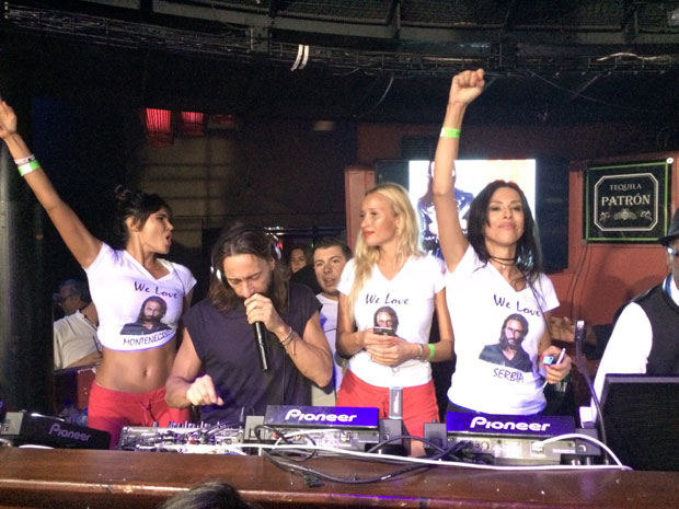 Моделсице празновале са Бобом Синклером